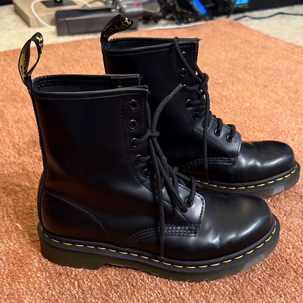 Dr. Martens Black Lace-Up Boots